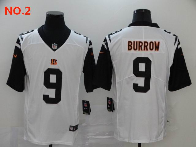 Men's Cincinnati Bengals #9 Joe Burrow Jerseys-2